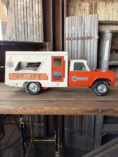 画像5: 70s Vintage Nylint Rescue Ambulance Truck (A845) (5)