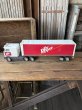 画像1: 90s Nylint Dr.Pepper Advertising Pressed Steel Truck and Trailer (A846) (1)