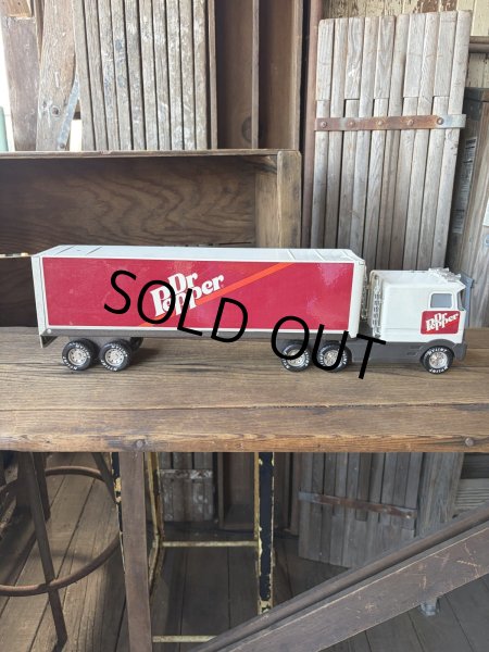 画像6: 90s Nylint Dr.Pepper Advertising Pressed Steel Truck and Trailer (A846) (6)