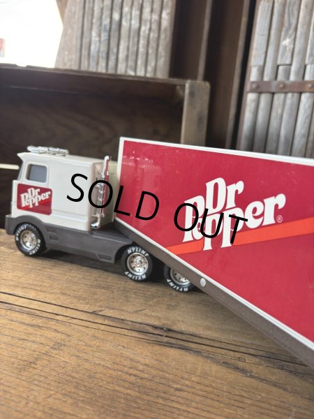 画像15: 90s Nylint Dr.Pepper Advertising Pressed Steel Truck and Trailer (A846) (15)