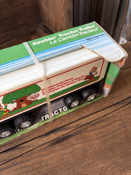 画像9: 80s Nylint Keebler Advertising Pressed Steel Truck and Trailer MIB (A849) (9)