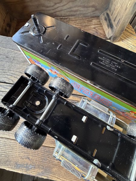 画像13: 80s Nylint Keebler Advertising Pressed Steel Truck and Trailer (A847) (13)