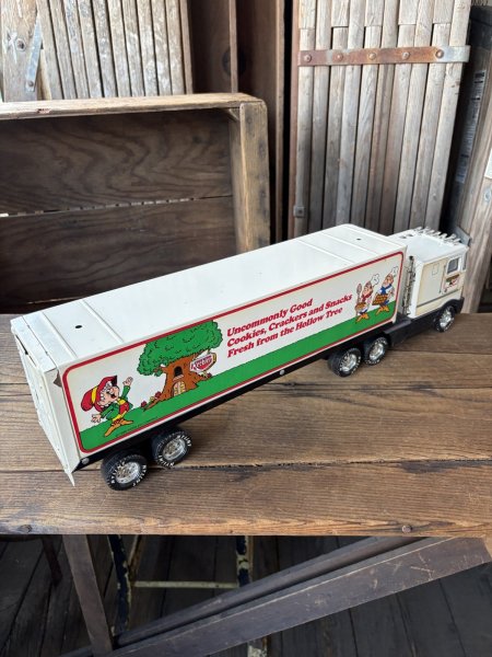 画像10: 80s Nylint Keebler Advertising Pressed Steel Truck and Trailer (A848) (10)