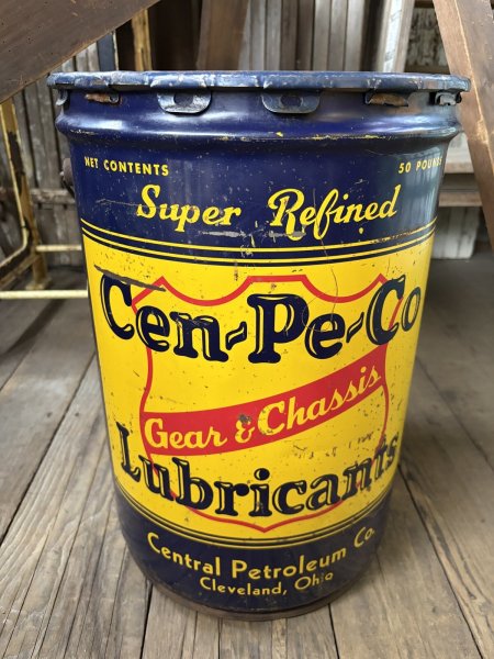 画像1: Vintage Cen-Pe-Co Five U.S. Gallons 50 Pounds Oil Can (A852) (1)