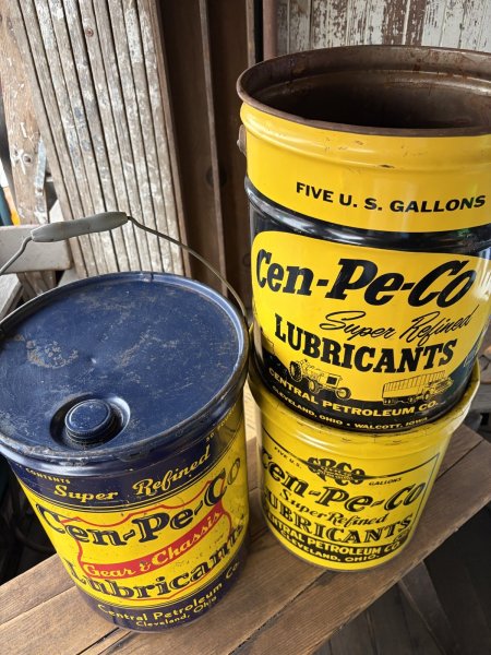 画像14: Vintage Cen-Pe-Co Five U.S. Gallons 50 Pounds Oil Can (A852) (14)