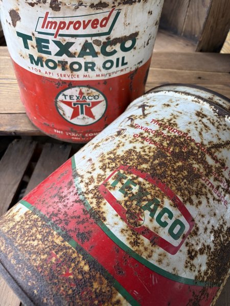 画像15: Vintage TEXACO 5 Gallon Oil Can (A855) (15)