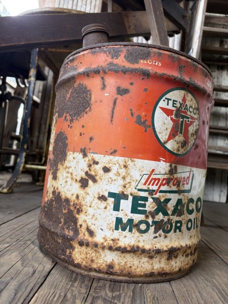 画像3: Vintage TEXACO 5 Gallon Oil Can (A856) (3)