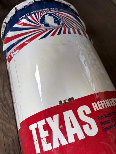 画像15: Vintage TRC TEXAS REFINERY CORP 7 Gallon Oil Can (A853) (15)