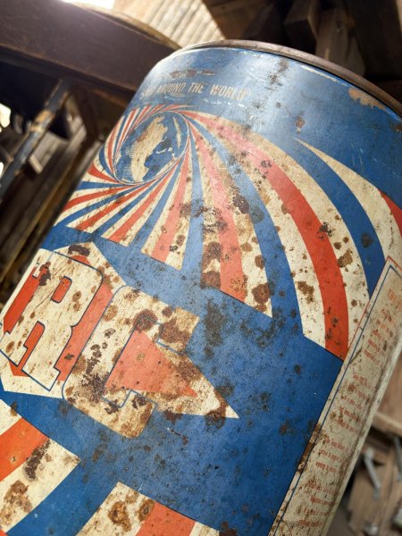 画像10: Vintage TRC TEXAS REFINERY CORP 7 Gallon Oil Can (A854) (10)
