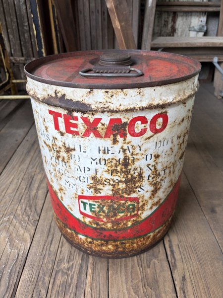 画像1: Vintage TEXACO 5 Gallon Oil Can (A855) (1)