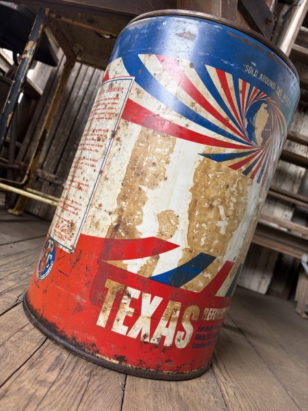 画像15: Vintage TRC TEXAS REFINERY CORP 7 Gallon Oil Can (A854) (15)