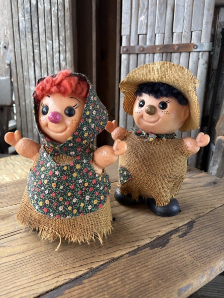 画像2: 70s Vintage Hillbilly Bank Set Royalty Industries (A876) (2)