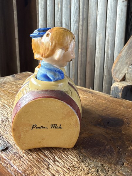 画像4: Vintage Drunk 4 Eyes Double Vision Nodder Salt & Pepper Shakers Japan (A878) (4)