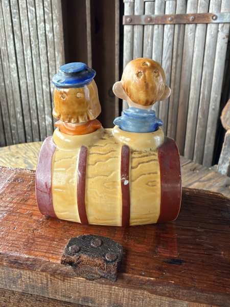 画像3: Vintage Drunk 4 Eyes Double Vision Nodder Salt & Pepper Shakers Japan (A878) (3)