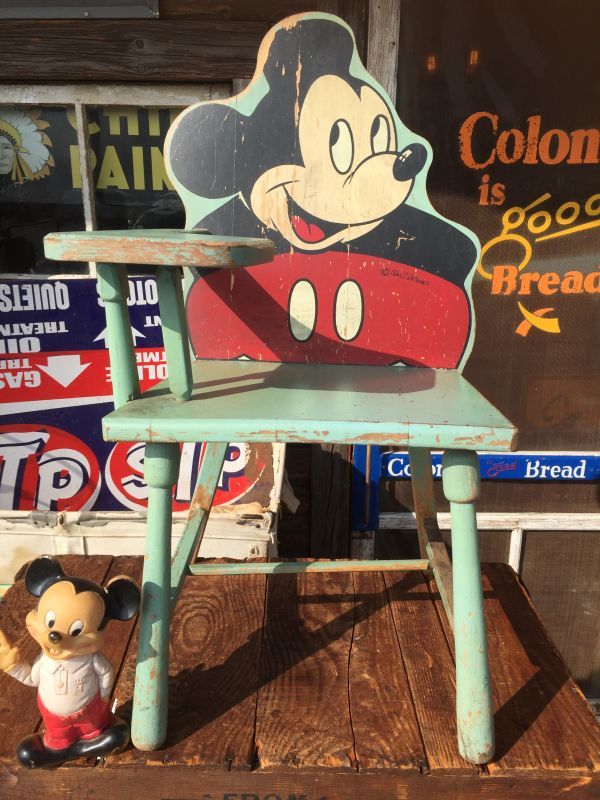 Vintage Disney Mickey Mouse Kids Desk Chair (AL0996) - 2000toys 