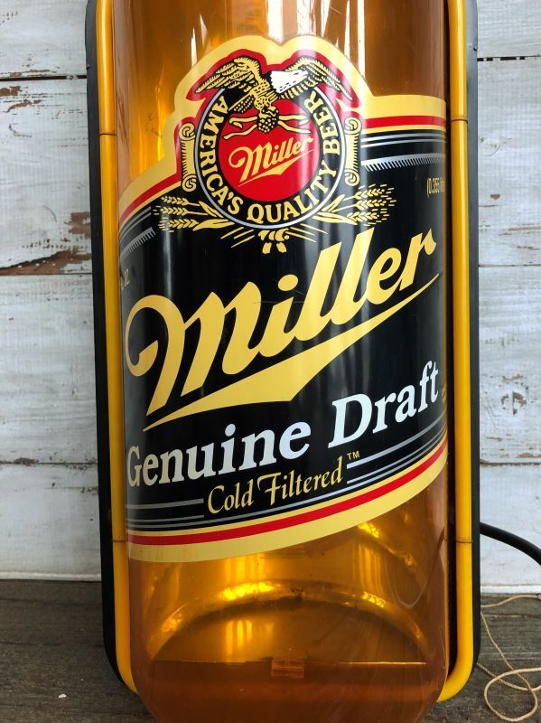 miller cold beer USAミラービール ネオン ビンテージンサイン