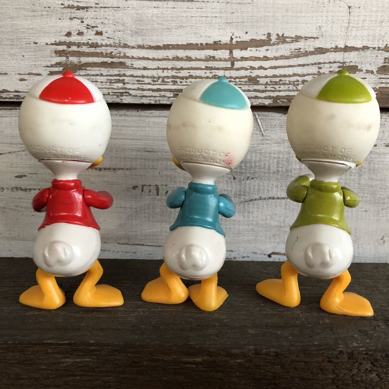 Vintage Dakin Disney Huey Dewey & Louie Mini Figure Set