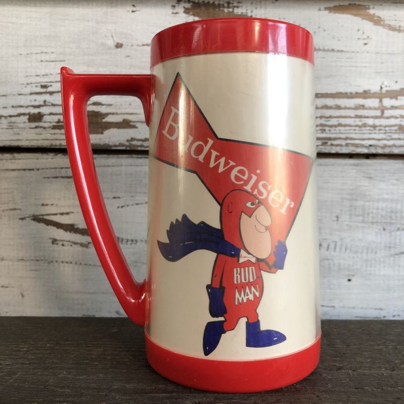 Vintage Budweiser Thermo-serv Plastic Beer Stein or Mug From the