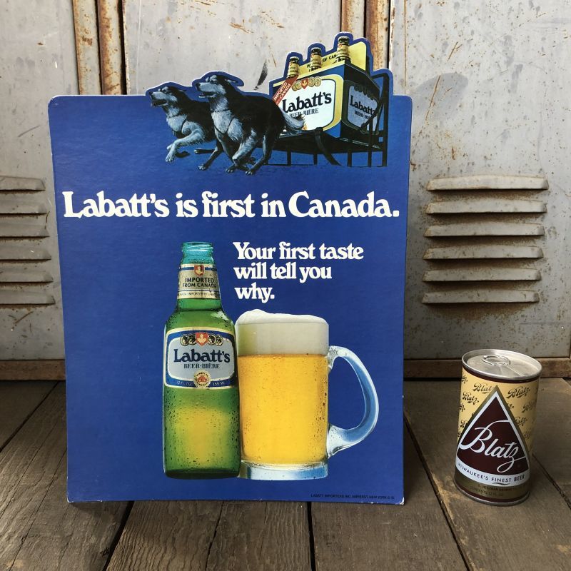 Labatt's Beer ラバッツビール　ディスプレイ　パネル　看板