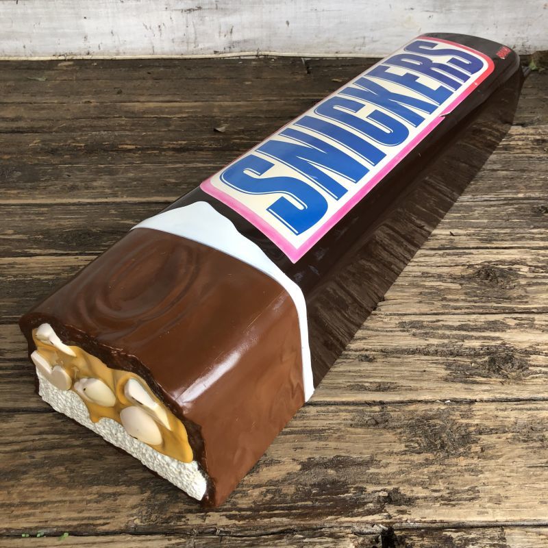 Vintage Snickers Bar Store Display Sign (T476) - 2000toys Antique Mall