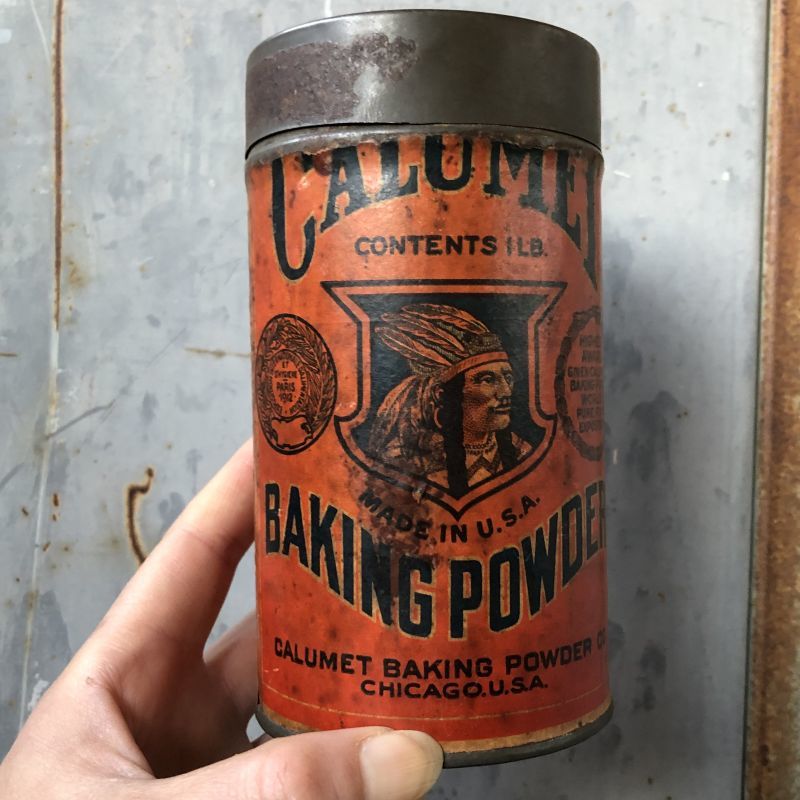 は自分にプチご褒美を Calumet Vintage Baking 2000toys - (T587) Can 1LB Powder アンティーク雑貨