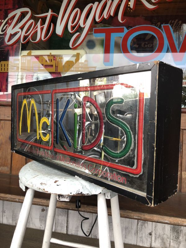 80s Vintage McDonalds McKidS Store Display Lighted Sign (T849 ...