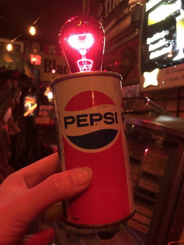 70s Vintage Pepsi Cola Can Table Light Lamp (T920) - 2000toys