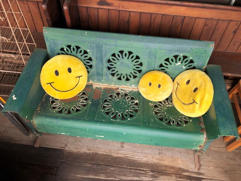 Vintage Happy Face Smiley Smile Plush Pillow Cushion (B965