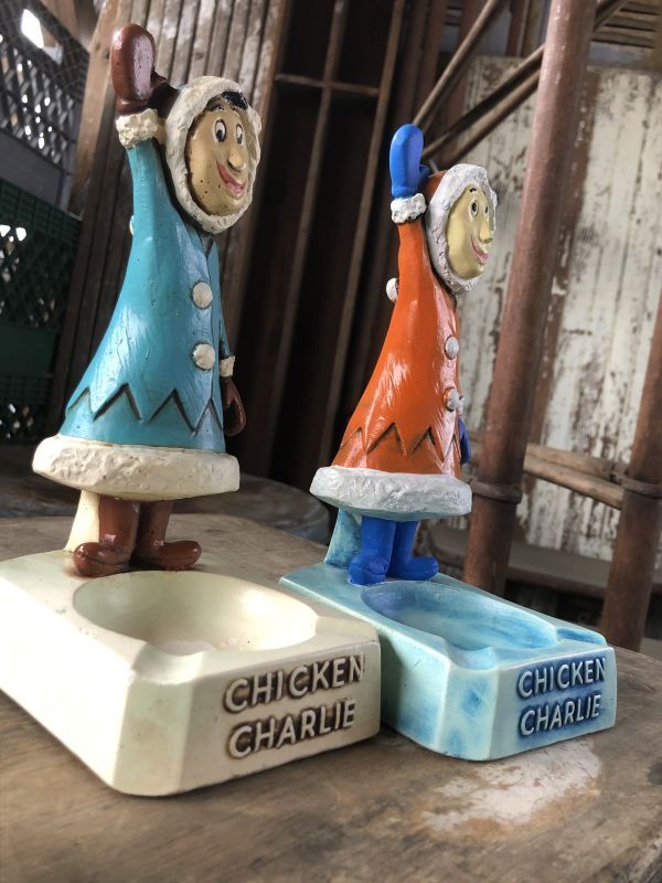 50s Vintage Advertising Chicken Charlie Figure Statue
