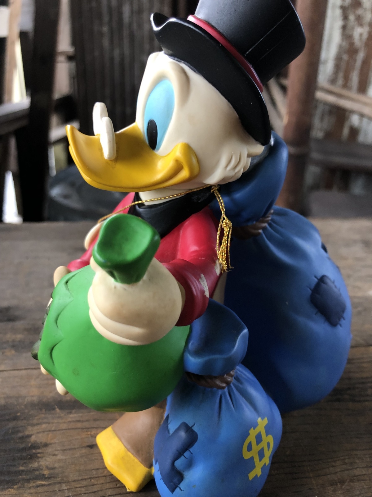 80s Bullyland Disney Scrooge McDuck Coin Bank (M981