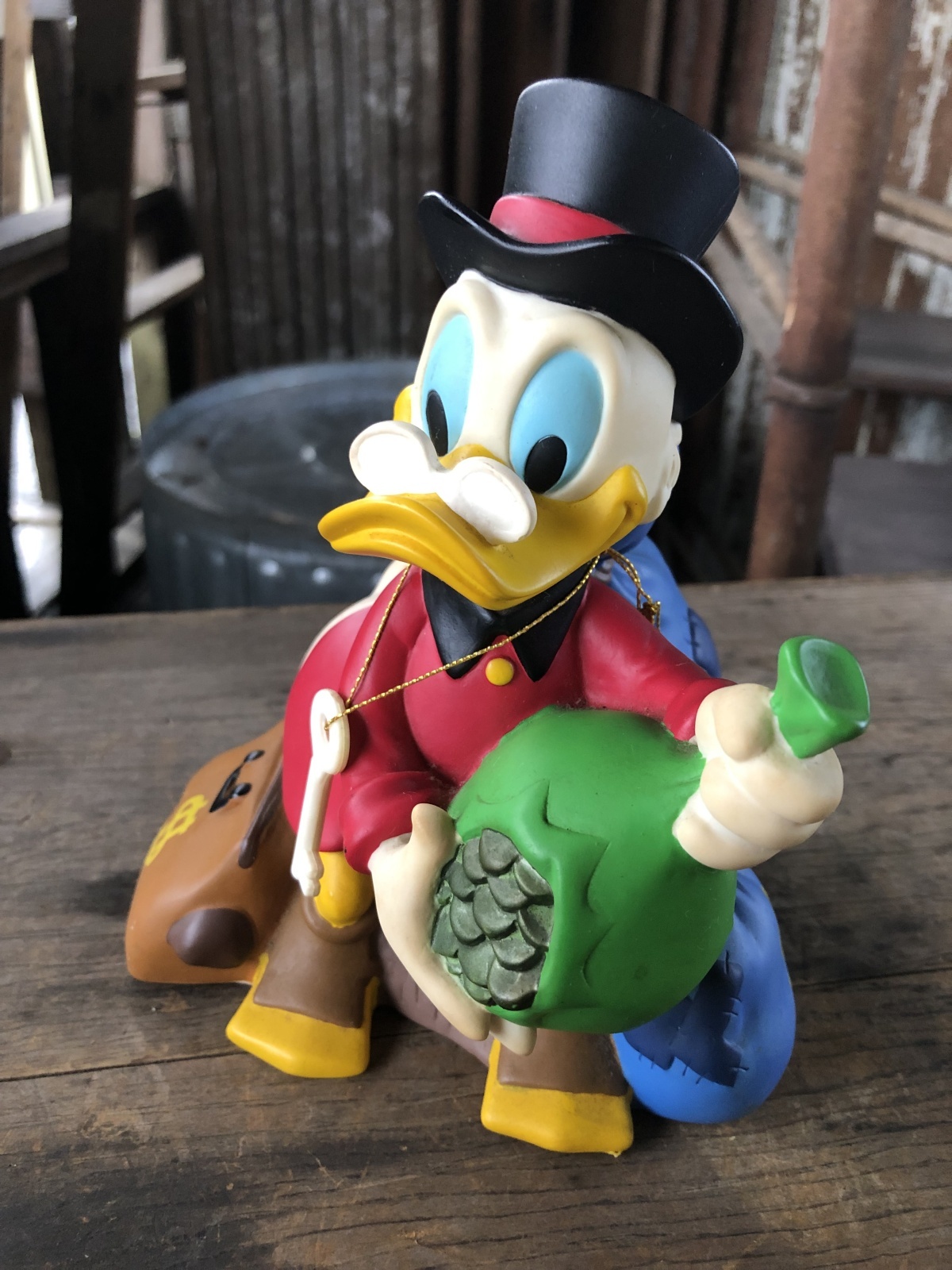 80s Bullyland Disney Scrooge McDuck Coin Bank (M981 80s Bullyland Disney Scrooge McDuck Coin Bank (M981