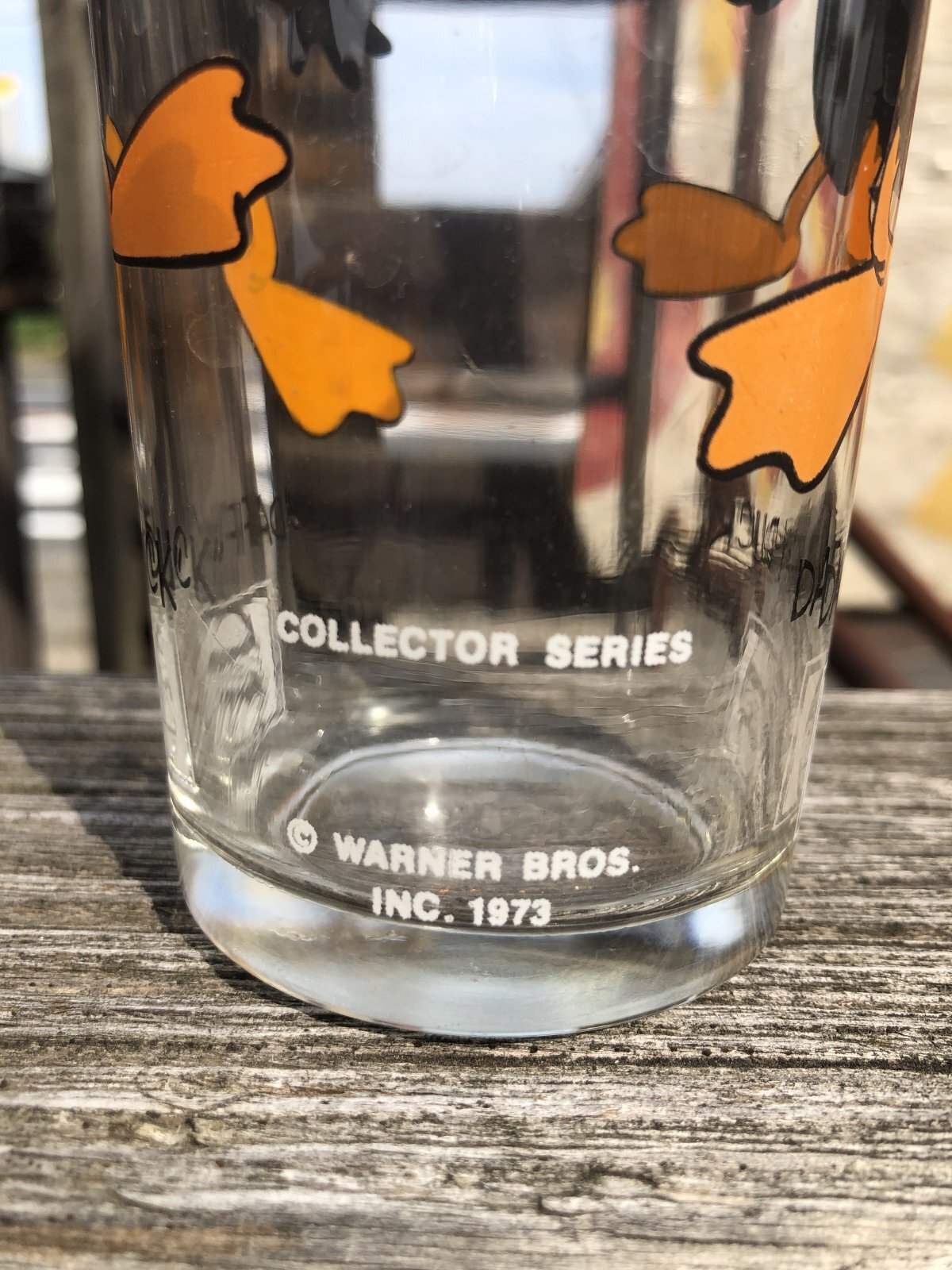 70s Vintage Pepsi Glass Daffy Duck (R788) - 2000toys Antique